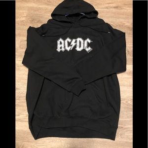 AC/DC XL black hoodie.